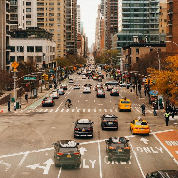 City skyline in Barcelona, Spain
